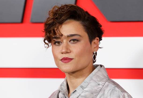 Katy O Brian arrives on the red carpet at Paramount s The Running Man New York Premiere at AMC Lincoln Square Theater on Sunday, November 9, 2025 in New York City.  NYP20251109180 JOHNxANGELILLO
