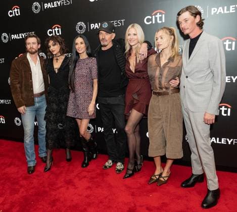 November 9, 2025, Bronx, New York, USA: Christian Wallace, Paulina Chavez, Demi Moore, Billy Bob Thornton, Ali Larter, Michelle Randolph, Jacob Lofland attend photo call for Paramount+ Landman at PaleyFest NY 2025 at Paley Museum in New York, NY on November 9, 2025. Bronx USA - ZUMAr339 20251109_znp_r339_080 Copyright: xLevxRadinx