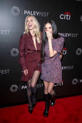 PaleyFest NY 2025: Paramount+ s Landman , New York, New York, USA - 09 Nov 2025 (L-R) Ali Larter and Demi Moore attend Paramount+ s Landman during PaleyFest NY 2025 at The Paley Museum. New York United States Copyright: xRonxAdarx xSOPAxImagesx _radar_paley_20251109_00928