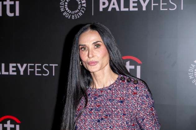 November 9, 2025, New York, United States: Demi Moore attends Paramount+ s Landman during PaleyFest NY 2025 at The Paley Museum. New York United States - ZUMAs197 20251109_aaa_s197_522 Copyright: xRonxAdarx