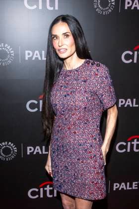 November 9, 2025, New York, United States: Demi Moore attends Paramount+ s Landman during PaleyFest NY 2025 at The Paley Museum. New York United States - ZUMAs197 20251109_aaa_s197_557 Copyright: xRonxAdarx