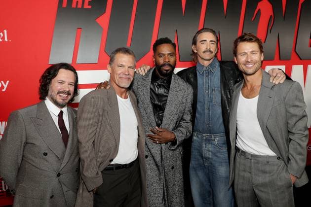 New York premiere of The Running Man at AMC Lincoln Square 13 Featuring: (L-R) Edgar Wright (Director, Producer, ScreenPlay, Josh Brolin Where: New York, New York, United States When: 09 Nov 2025 Credit: Marion Curtis StarPix for Paramount INSTARimages EDITORIAL USE ONLY. NOT FOR USE BY NEWSPAPERS BASED IN THE UK. Copyright: xx instar55257012