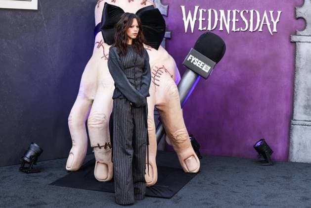 RECORD DATE NOT STATED Netflix FYSEE: The Fall Edit - Wednesday Season 2 FYC Event HOLLYWOOD, LOS ANGELES, CALIFORNIA, USA - NOVEMBER 09: American actress Jenna Ortega arrives at the Netflix FYSEE: The Fall Edit - Wednesday Season 2 FYC (For Your Consideration) Event held at the Netflix Tudum Theater on November 9, 2025 in Hollywood, Los Angeles, California, United States., Credit:Xavier Collin Avalon United States, California, Hollywood, Netflix Tudum Theater Copyright: xXavierxCollinx xAvalonx 1051629837