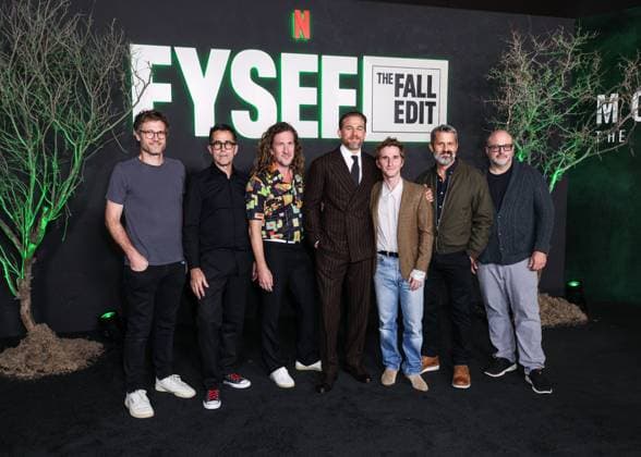 Netflix FYSEE: The Fall Edit - Monster: The Ed Gein Story FYC Event Adam Penn, Mac Quayle, Ian Brennan, Charlie Hunnam, Max Winkler, Matthew Flood Ferguson and Michael Bauman arrive at the Netflix FYSEE: The Fall Edit - Monster: The Ed Gein Story FYC (For Your Consideration) Event held at the Netflix Tudum Theater in Hollywood, Los Angeles, California, United States. Netflix Tudum Theater, Hollywood, Los Angeles, California, USA California United States  Copyright: xImagexPressxAgencyx originalFilename: collin-netflixf251110_np4YN.jpg