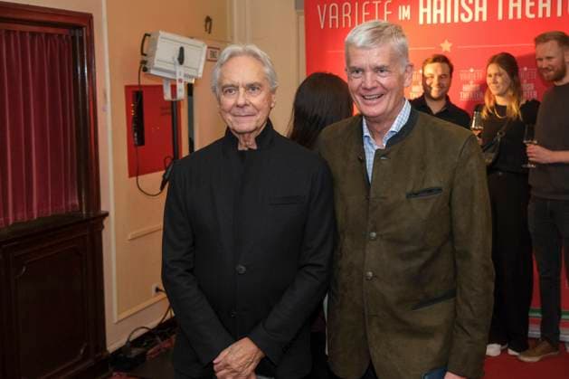 joost HansaTheater John Neumeier and Prof Dr Hermann Reichenspurner as guests at the opening gala variety show at the Hansa Theater season opening 2025 2026 on 06 11 2025 in Hamburg Hamburg Germany