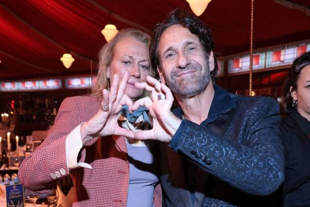 07 11 2025, Karen Böhne and Falk Willy Wild at the Palazzo Gala Premiere 2025, Spiegelpalast am Bahnhof Zoo, Berlin, Berlin