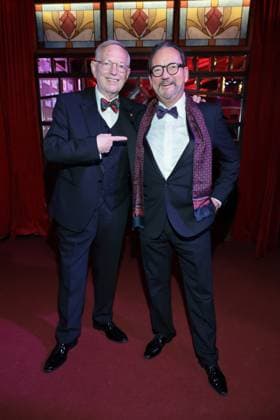 07 11 2025, Hans Peter Wodarz and Kolja Kleeberg at the Palazzo Gala Premiere 2025, Spiegelpalast am Bahnhof Zoo, Berlin, Berlin