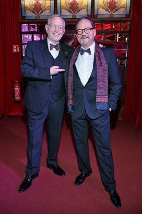 07 11 2025, Hans Peter Wodarz and Kolja Kleeberg at the Palazzo Gala Premiere 2025, Spiegelpalast am Bahnhof Zoo, Berlin, Berlin