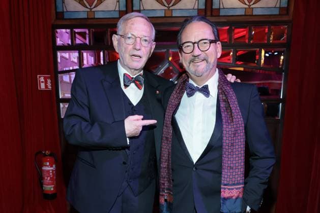 07 11 2025, Hans Peter Wodarz and Kolja Kleeberg at the Palazzo Gala Premiere 2025, Spiegelpalast am Bahnhof Zoo, Berlin, Berlin