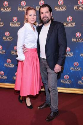 07 11 2025, Jessica Ginkel and Daniel Fehlow at the Palazzo Gala Premiere 2025, Spiegelpalast am Bahnhof Zoo, Berlin, Berlin