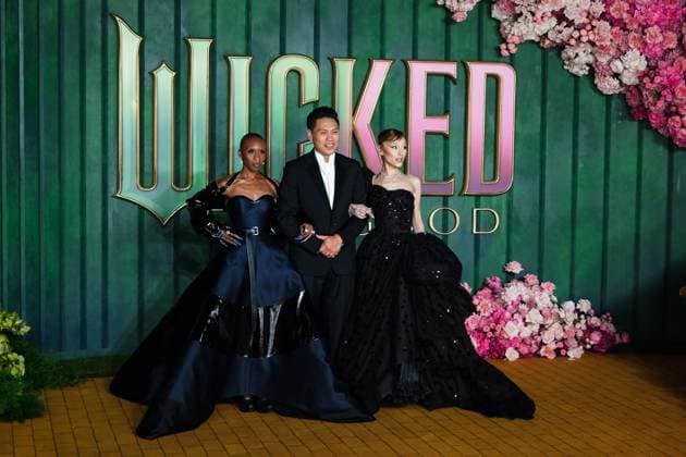 European Premiere of WICKED FOR GOOD on Monday 10 November 2025 Ariana Grande and Cynthia Erivo seen at the European Premiere of WICKED FOR GOOD on Monday 10 November 2025 at Cineworld Leicester Square, London. ., Credit:Julie Edwards Avalon  Copyright: xJuliexEdwardsx xAvalonx 1051703806