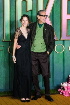 European Premiere of WICKED FOR GOOD on Monday 10 November 2025 Emilie Livingston and Jeff Goldblum seen at the European Premiere of WICKED FOR GOOD on Monday 10 November 2025 at Cineworld Leicester Square, London. ., Credit:Julie Edwards Avalon  Copyright: xJuliexEdwardsx xAvalonx 1051704140
