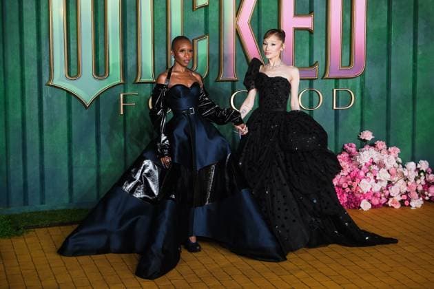 European Premiere of WICKED FOR GOOD on Monday 10 November 2025 Ariana Grande and Cynthia Erivo seen at the European Premiere of WICKED FOR GOOD on Monday 10 November 2025 at Cineworld Leicester Square, London. ., Credit:Julie Edwards Avalon  Copyright: xJuliexEdwardsx xAvalonx 1051704256