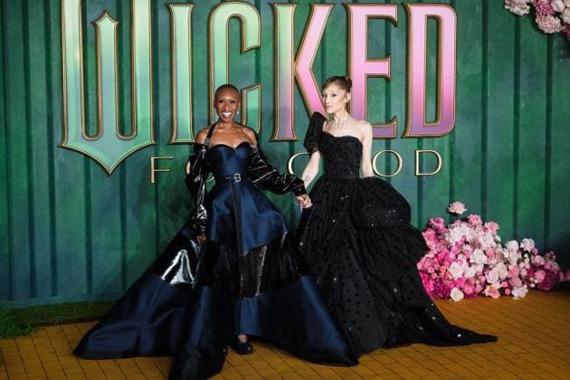 European Premiere of WICKED FOR GOOD on Monday 10 November 2025 Ariana Grande and Cynthia Erivo seen at the European Premiere of WICKED FOR GOOD on Monday 10 November 2025 at Cineworld Leicester Square, London. ., Credit:Julie Edwards Avalon  Copyright: xJuliexEdwardsx xAvalonx 1051704269