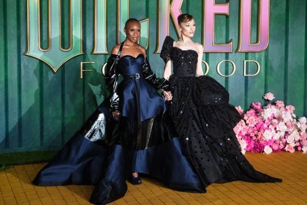 European Premiere of WICKED FOR GOOD on Monday 10 November 2025 Ariana Grande and Cynthia Erivo seen at the European Premiere of WICKED FOR GOOD on Monday 10 November 2025 at Cineworld Leicester Square, London. ., Credit:Julie Edwards Avalon  Copyright: xJuliexEdwardsx xAvalonx 1051704278