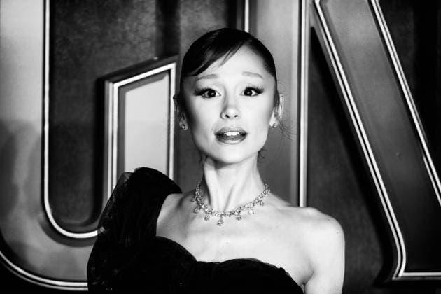 European Premiere of WICKED FOR GOOD on Monday 10 November 2025 Ariana Grande seen at the European Premiere of WICKED FOR GOOD on Monday 10 November 2025 at Cineworld Leicester Square, London. Editors Note: Image converted to monochrome., Credit:Julie Edwards Avalon  Copyright: xJuliexEdwardsx xAvalonx 1051704870