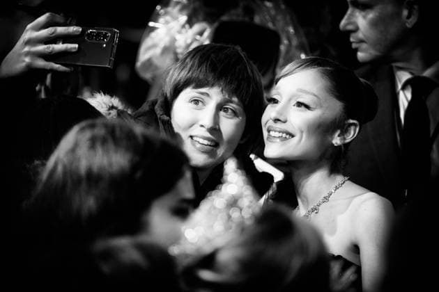 European Premiere of WICKED FOR GOOD on Monday 10 November 2025 Ariana Grande seen at the European Premiere of WICKED FOR GOOD on Monday 10 November 2025 at Cineworld Leicester Square, London. Editors Note: Image converted to monochrome., Credit:Julie Edwards Avalon  Copyright: xJuliexEdwardsx xAvalonx 1051704906