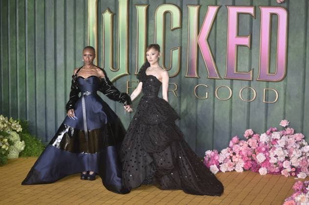 European premiere of Wicked: For Good at Cineworld Leicester Square Featuring: Cynthia Erivo and Ariana Grande Where: London, United Kingdom When: 10 Nov 2025 Credit: Sue Andrews Cover Images EDITORIAL USE ONLY. NOT FOR USE BY NEWSPAPERS BASED IN THE UK. Copyright: xx coverimg55259033
