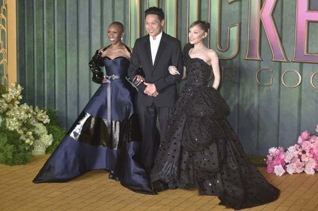 European premiere of Wicked: For Good at Cineworld Leicester Square Featuring: Cynthia Erivo, Jon M Chu and Ariana Grande Where: London, United Kingdom When: 10 Nov 2025 Credit: Sue Andrews Cover Images EDITORIAL USE ONLY. NOT FOR USE BY NEWSPAPERS BASED IN THE UK. Copyright: xx coverimg55259035