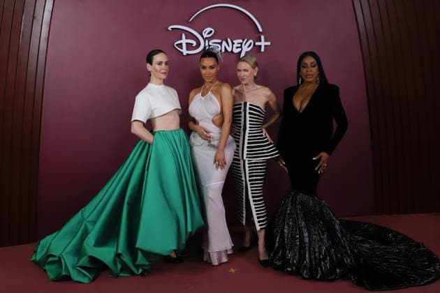 Disney+ Hulu series All™s Fair premiere in Rio de Janeiro American actress Sarah Paulson, American entrepreneur, model, actress, influencer, and socialite Kim Kardashian, British-Australian actress Naomi Watts, and American actress, comedian, and television host Niecy Nash-Betts during the launch of the Disney+ series All™s Fair at the Copacabana Palace Theatre in Copacabana, south zone of Rio de Janeiro, on Monday, November 10, 2025. RIO DE JANEIRO Copacabana RIO DE JANEIRO BRAZIL Copyright: xCHARLESxSHOLLx