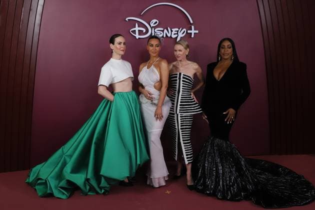 Disney+ Hulu series All™s Fair premiere in Rio de Janeiro American actress Sarah Paulson, American entrepreneur, model, actress, influencer, and socialite Kim Kardashian, British-Australian actress Naomi Watts, and American actress, comedian, and television host Niecy Nash-Betts during the launch of the Disney+ series All™s Fair at the Copacabana Palace Theatre in Copacabana, south zone of Rio de Janeiro, on Monday, November 10, 2025. RIO DE JANEIRO Copacabana RIO DE JANEIRO BRAZIL Copyright: xCHARLESxSHOLLx