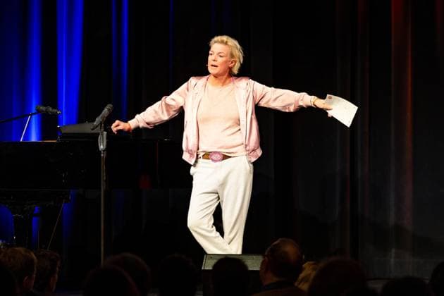 Sisters of Comedy Nachgelacht at Haus der Springmaus in Bonn 10 11 2025 Comedian and presenter Mirja Boes Sisters of Comedy Nachgelacht, benefit show at Haus der Springmaus in Bonn Endenich on 10 November 2025 Presented by Mirja Boes The Copyright: xBonn.digitalx xMarcxJohnx