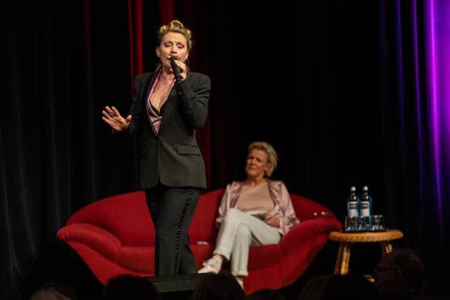 Sisters of Comedy Nachgelacht at Haus der Springmaus in Bonn 10 11 2025 Singer Peggy Sugarhill, comedian and presenter Mirja Boes Sisters of Comedy Nachgelacht, benefit show at Haus der Springmaus in Bonn Endeni Copyright: xBonn.digitalx xMarcxJohnx