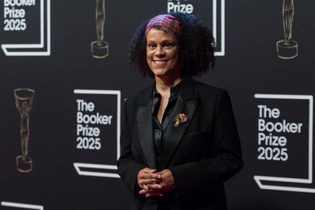Booker Prize 2025 Award Ceremony in London LONDON, UNITED KINGDOM - NOVEMBER 10: Bernardine Evaristo attends the Booker Prize 2025 winner ceremony at Old Billingsgate in London, United Kingdom on November 10, 2025. The Booker Prize is the world’s most significant award for the best sustained work of fiction written in English by authors from anywhere in the world and published in the UK or Ireland, which has brought recognition, reward and readership to outstanding fiction for over five decades. Wiktor Szymanowicz Anadolu London United Kingdom. Editorial use only. Please get in touch for any other usage.  Copyright: x2025xAnadoluxWiktorxSzymanowiczx