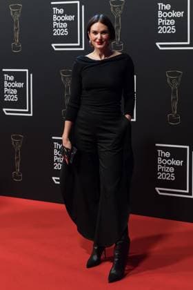 Booker Prize 2025 Award Ceremony in London LONDON, UNITED KINGDOM - NOVEMBER 10: Elizabeth Day attends the Booker Prize 2025 winner ceremony at Old Billingsgate in London, United Kingdom on November 10, 2025. The Booker Prize is the world’s most significant award for the best sustained work of fiction written in English by authors from anywhere in the world and published in the UK or Ireland, which has brought recognition, reward and readership to outstanding fiction for over five decades. Wiktor Szymanowicz Anadolu London United Kingdom. Editorial use only. Please get in touch for any other usage.  Copyright: x2025xAnadoluxWiktorxSzymanowiczx