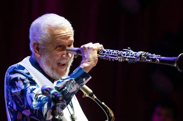 November 10, 2025, Madrid, Spain: Cuban jazz Paquito D Rivera performs during the JAZZMADRID concert at the Fernanda Gomez Theatre in Madrid. Madrid Spain - ZUMAs197 20251110_aaa_s197_141 Copyright: xAtilanoxGarciax