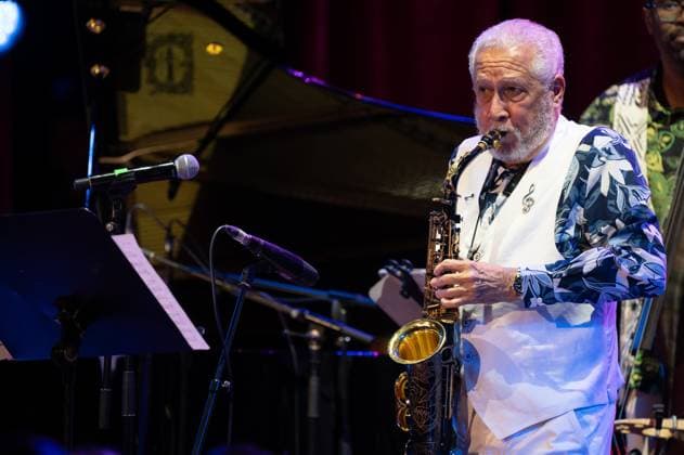 November 10, 2025, Madrid, Spain: Cuban jazz Paquito D Rivera performs during the JAZZMADRID concert at the Fernanda Gomez Theatre in Madrid. Madrid Spain - ZUMAs197 20251110_aaa_s197_146 Copyright: xAtilanoxGarciax