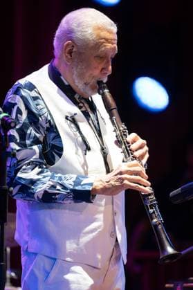 November 10, 2025, Madrid, Spain: Cuban jazz Paquito D Rivera performs during the JAZZMADRID concert at the Fernanda Gomez Theatre in Madrid. Madrid Spain - ZUMAs197 20251110_aaa_s197_147 Copyright: xAtilanoxGarciax
