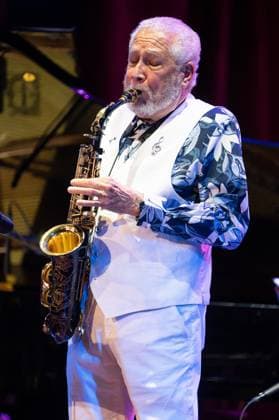 November 10, 2025, Madrid, Spain: Cuban jazz Paquito D Rivera performs during the JAZZMADRID concert at the Fernanda Gomez Theatre in Madrid. Madrid Spain - ZUMAs197 20251110_aaa_s197_152 Copyright: xAtilanoxGarciax
