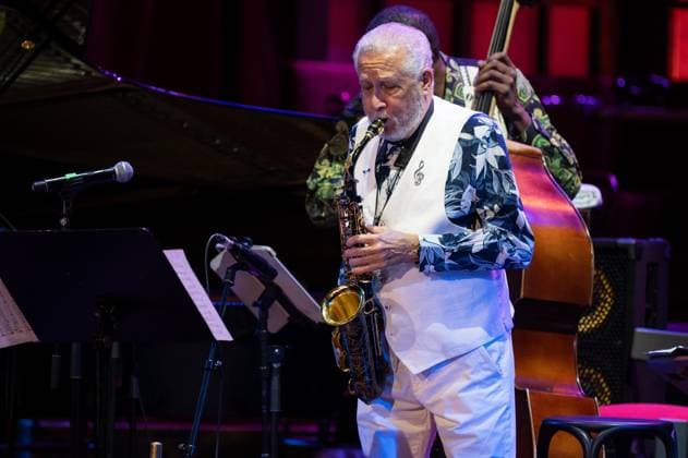 November 10, 2025, Madrid, Spain: Cuban jazz Paquito D Rivera performs during the JAZZMADRID concert at the Fernanda Gomez Theatre in Madrid. Madrid Spain - ZUMAs197 20251110_aaa_s197_160 Copyright: xAtilanoxGarciax