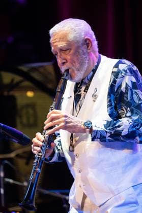 November 10, 2025, Madrid, Spain: Cuban jazz Paquito D Rivera performs during the JAZZMADRID concert at the Fernanda Gomez Theatre in Madrid. Madrid Spain - ZUMAs197 20251110_aaa_s197_167 Copyright: xAtilanoxGarciax