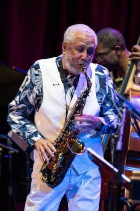 November 10, 2025, Madrid, Spain: Cuban jazz Paquito D Rivera performs during the JAZZMADRID concert at the Fernanda Gomez Theatre in Madrid. Madrid Spain - ZUMAs197 20251110_aaa_s197_175 Copyright: xAtilanoxGarciax