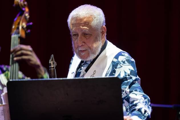 November 10, 2025, Madrid, Spain: Cuban jazz Paquito D Rivera performs during the JAZZMADRID concert at the Fernanda Gomez Theatre in Madrid. Madrid Spain - ZUMAs197 20251110_aaa_s197_178 Copyright: xAtilanoxGarciax