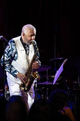 November 10, 2025, Madrid, Spain: Cuban jazz Paquito D Rivera performs during the JAZZMADRID concert at the Fernanda Gomez Theatre in Madrid. Madrid Spain - ZUMAs197 20251110_aaa_s197_184 Copyright: xAtilanoxGarciax