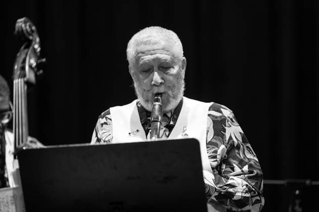 November 10, 2025, Madrid, Spain: Cuban jazz Paquito D Rivera performs during the JAZZMADRID concert at the Fernanda Gomez Theatre in Madrid. Madrid Spain - ZUMAs197 20251110_aaa_s197_187 Copyright: xAtilanoxGarciax