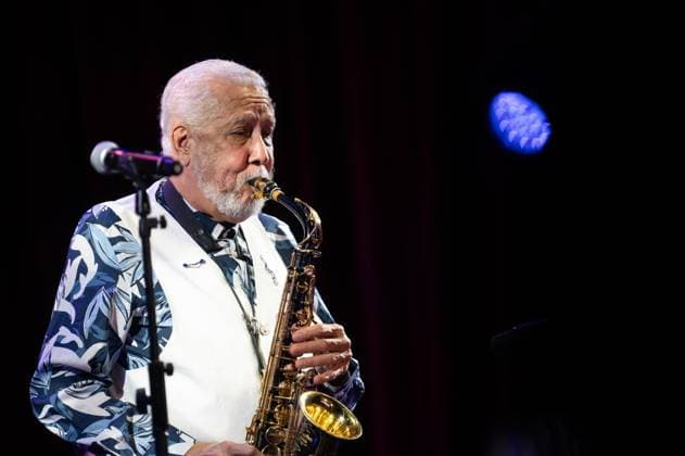 November 10, 2025, Madrid, Spain: Cuban jazz Paquito D Rivera performs during the JAZZMADRID concert at the Fernanda Gomez Theatre in Madrid. Madrid Spain - ZUMAs197 20251110_aaa_s197_188 Copyright: xAtilanoxGarciax