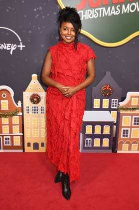 Celebrity arrivals for the premiere of A Very Jonas Christmas Movie at New York City Center Featuring: Adrienne Warren Where: New York City, New York, United States When: 10 Nov 2025 Credit: mpi099 MediaPunch INSTARimages EDITORIAL USE ONLY. NOT FOR USE BY NEWSPAPERS BASED IN THE UK. Copyright: xx instar55259324