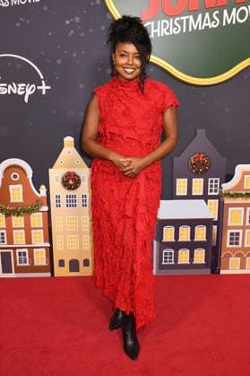Celebrity arrivals for the premiere of A Very Jonas Christmas Movie at New York City Center Featuring: Adrienne Warren Where: New York City, New York, United States When: 10 Nov 2025 Credit: mpi099 MediaPunch INSTARimages EDITORIAL USE ONLY. NOT FOR USE BY NEWSPAPERS BASED IN THE UK. Copyright: xx instar55259325