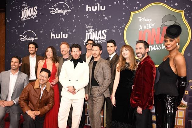 Celebrity arrivals for the premiere of A Very Jonas Christmas Movie at New York City Center Where: New York City, New York, United States When: 10 Nov 2025 Credit: mpi099 MediaPunch INSTARimages EDITORIAL USE ONLY. NOT FOR USE BY NEWSPAPERS BASED IN THE UK. Copyright: xx instar55259214
