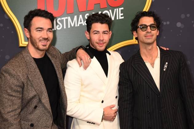 Celebrity arrivals for the premiere of A Very Jonas Christmas Movie at New York City Center Featuring: Kevin Jonas, Nick Jonas and Joe Jonas Where: New York City, New York, United States When: 10 Nov 2025 Credit: mpi099 MediaPunch INSTARimages EDITORIAL USE ONLY. NOT FOR USE BY NEWSPAPERS BASED IN THE UK. Copyright: xx instar55259218