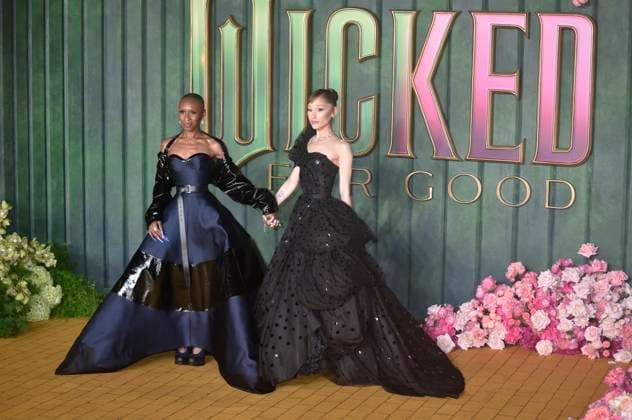 European Premiere of Wicked For Good at Cineworld, Leicester Square, London. - 10 November 2025. (L-R) Cynthia Erivo and Ariana Grande attend the European Premiere of Wicked For Good at Cineworld in Leicester Square, 5-6 Leicester Square, London WC2H 7NA on Monday 10 November 2025., Credit:Sue Andrews Avalon Leicester Square, London WC2H 7NA, London  Copyright: xSuexAndrewsx xAvalonx 1051725488