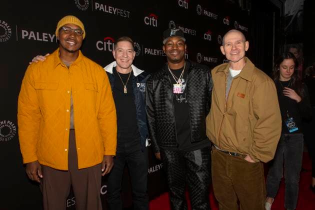 November 10, 2025, New York, New York, USA: ISAAC KEYS, JOSEPH SIKORA, KRIS D. LOFTON and GARY LENNON walk the red carpet to promote Power Book IV: Force on STARZ for PaleyFest at the Paley Museum in New York. 10 November 2025 New York USA - ZUMAa265 20251110_zep_a265_018 Copyright: xEricxAcquayex