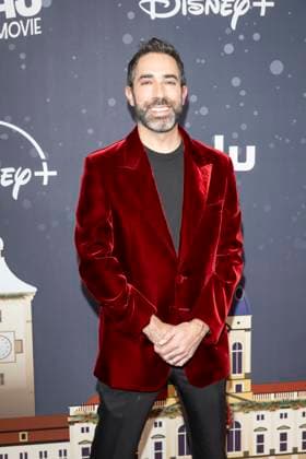 November 10, 2025, New York, United States: Adam Fishbach attends Disney+ s A Very Jonas Christmas Movie New York Premiere at New York City Center. New York United States - ZUMAs197 20251110_aaa_s197_357 Copyright: xRonxAdarx