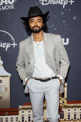 November 10, 2025, New York, United States: Odiseas Georgiadis attends Disney+ s A Very Jonas Christmas Movie New York Premiere at New York City Center. New York United States - ZUMAs197 20251110_aaa_s197_359 Copyright: xRonxAdarx