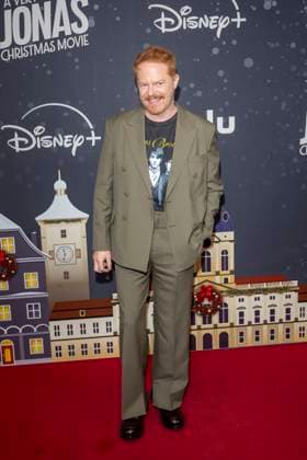 November 10, 2025, New York, United States: Jesse Tyler Ferguson attends Disney+ s A Very Jonas Christmas Movie New York Premiere at New York City Center. New York United States - ZUMAs197 20251110_aaa_s197_393 Copyright: xRonxAdarx