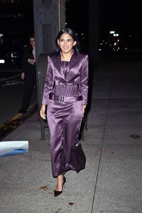 Celebrities arrive for CVFF Vogue Dinner Featuring: Isha Ambani Where: New York City, New York, United States When: 10 Nov 2025 Credit: Elder Ordonez INSTARimages EDITORIAL USE ONLY. NOT FOR USE BY NEWSPAPERS BASED IN THE UK. Copyright: xx instar55259077